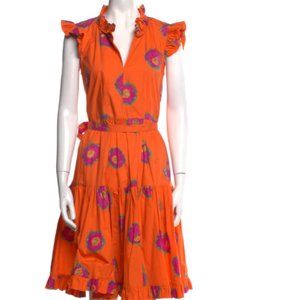 La DoubleJ Floral Print Knee-Length Dress, Size S